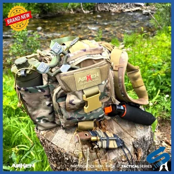 Tactical Messenger Bag Molle Crossbody Sling Backpack Waterproof Multiple